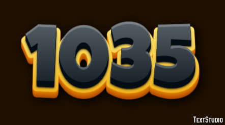 1035 Text Effect