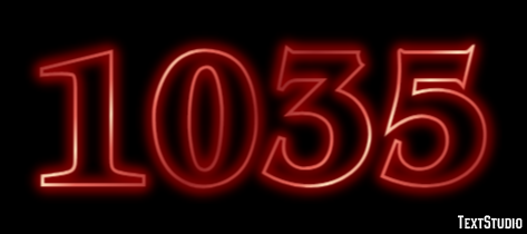 1035 Text Effect