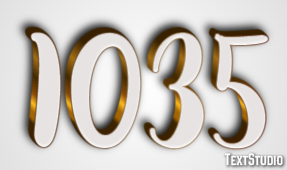1035 Text Effect