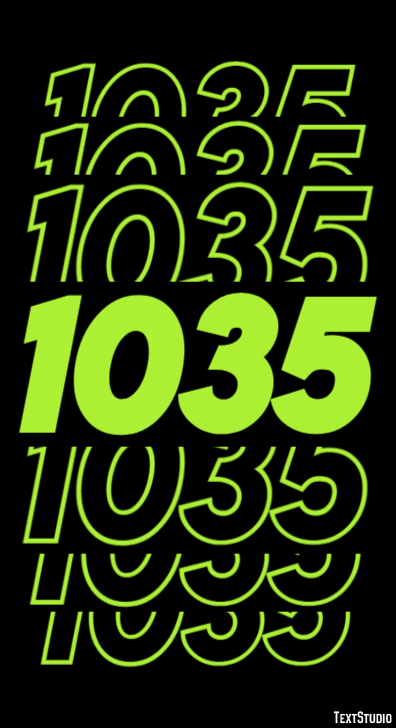 1035 Text Effect
