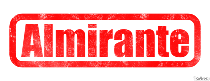 Almirante Texteffekt