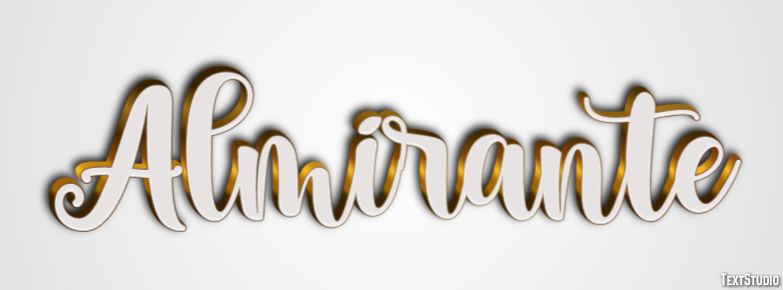 Almirante Texteffekt