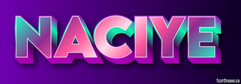 Naciye Efecto de Texto