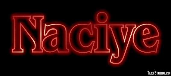 Naciye Efecto de Texto