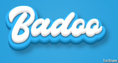 Badoo Effet de Texte