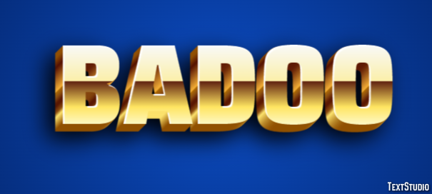 Badoo Эффект текста
