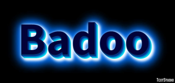 Badoo Effet de Texte
