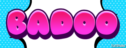 Badoo Effet de Texte