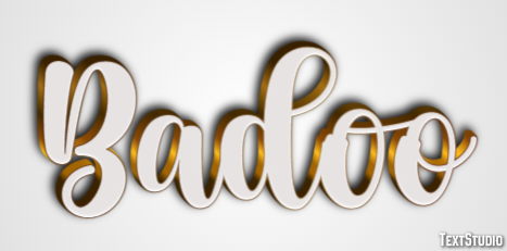 Badoo Effet de Texte