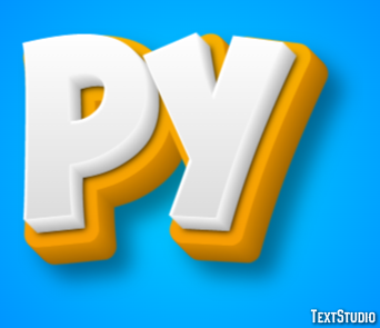 PY Texteffekt