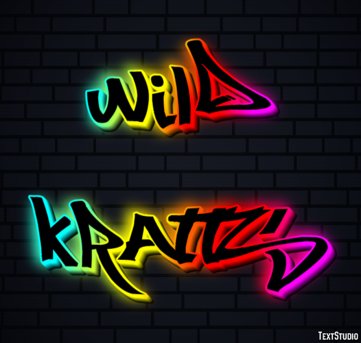 Wild Kratts Efeito de texto