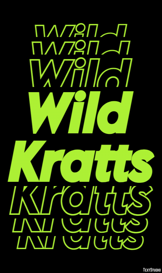 Wild Kratts Text Effect