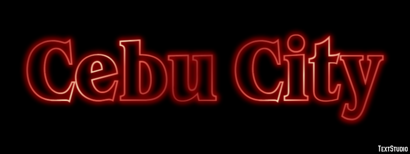 Cebu City Effetto testo