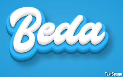 Beda Text Effect