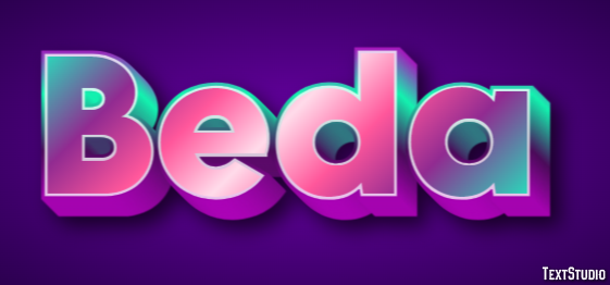 Beda Text Effect