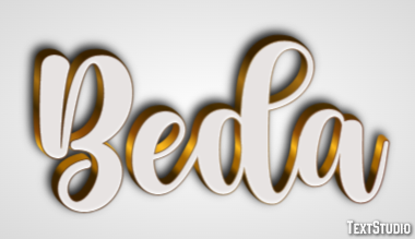Beda Effetto testo