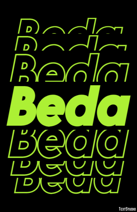 Beda Text Effect