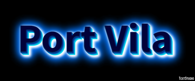 Port Vila Effetto testo