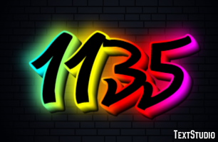 1135 Text effect