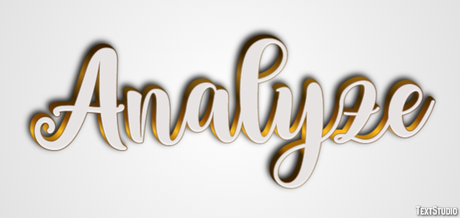 Analyze Text Effect
