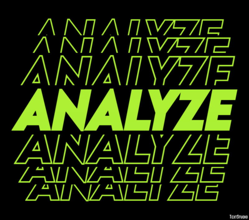 Analyze Text Effect
