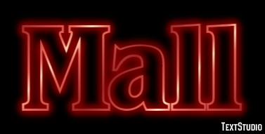Mall Texteffekt