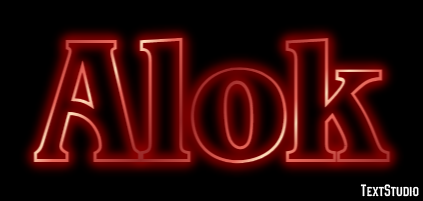 Alok Text Effect