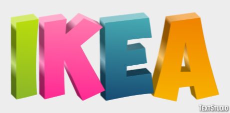 IKEA Effetto testo