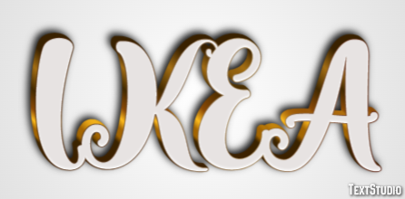 IKEA Text effect