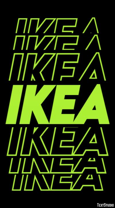 IKEA Effetto testo