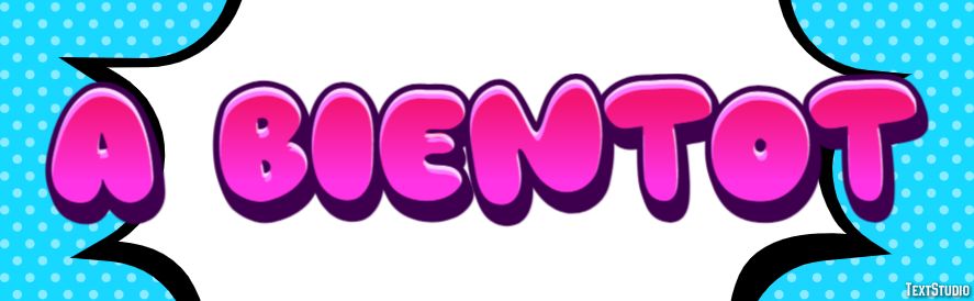 À bientôt Эффект текста