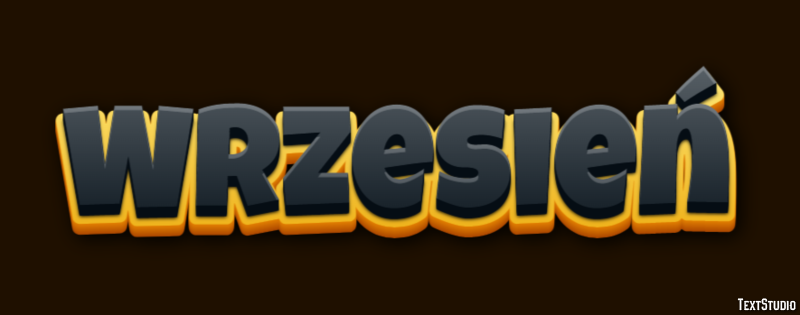 Wrzesień Efekt tekstowy