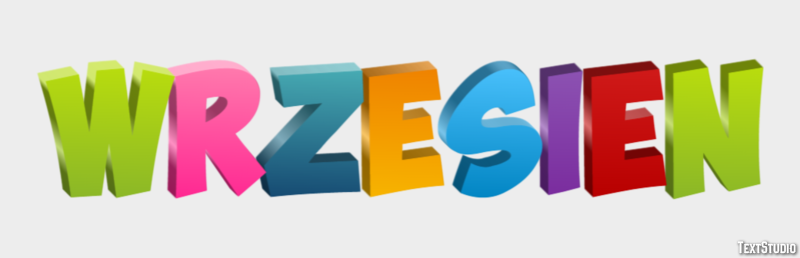 Wrzesień Efekt tekstowy