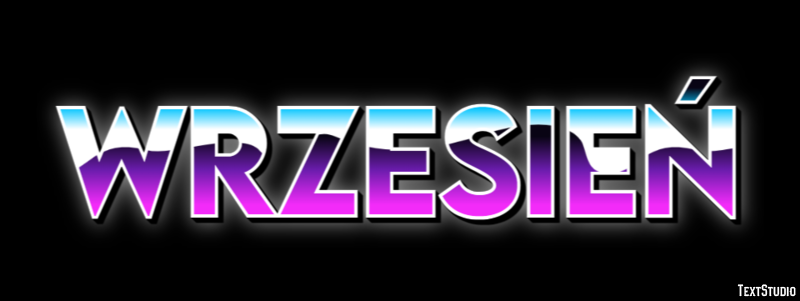 Wrzesień Texteffekt