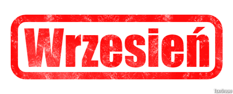 Wrzesień Efekt tekstowy