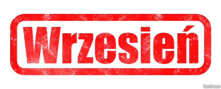Wrzesień Texteffekt