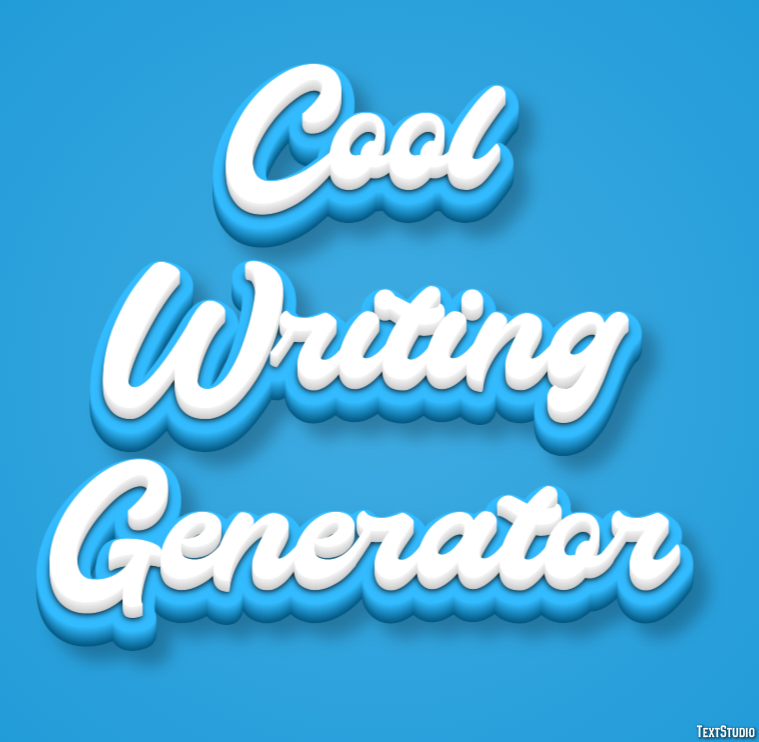 Cool Writing Generator Effet de Texte