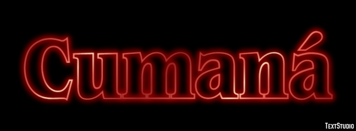 Cumaná Эффект текста