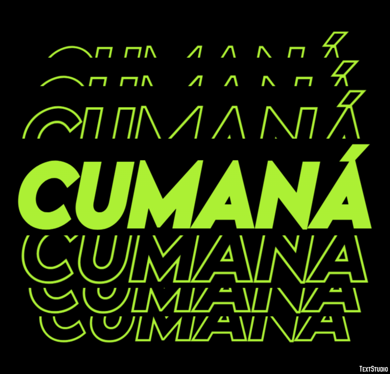 Cumaná Efekt tekstowy