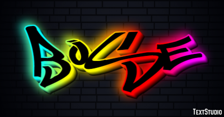 Bose Text effect