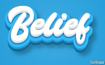 Belief Text Effect