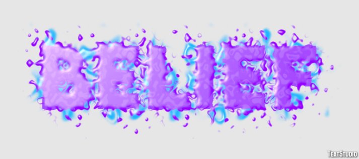 Belief Text Effect