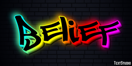 Belief Text Effect