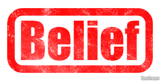 Belief Text effect