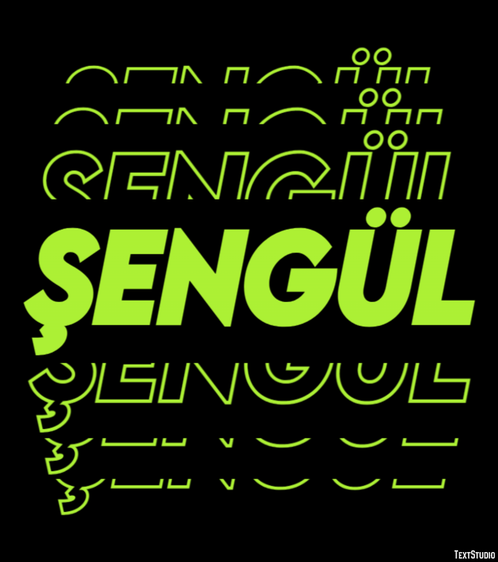 Şengül Effetto testo