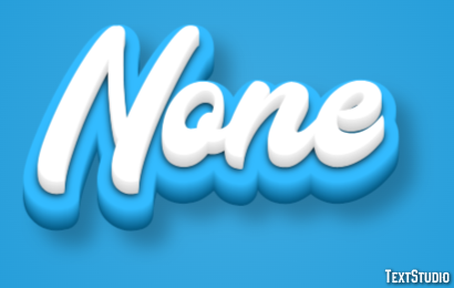 None Text Effect