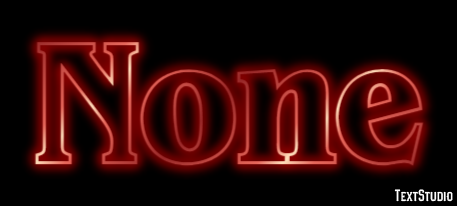 None Text Effect
