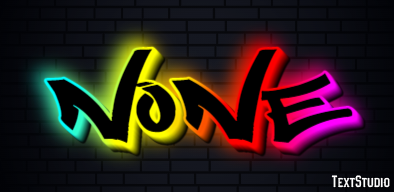 None Text Effect