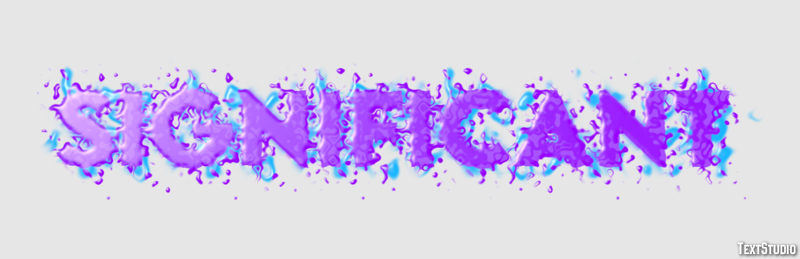Significant Text Effect