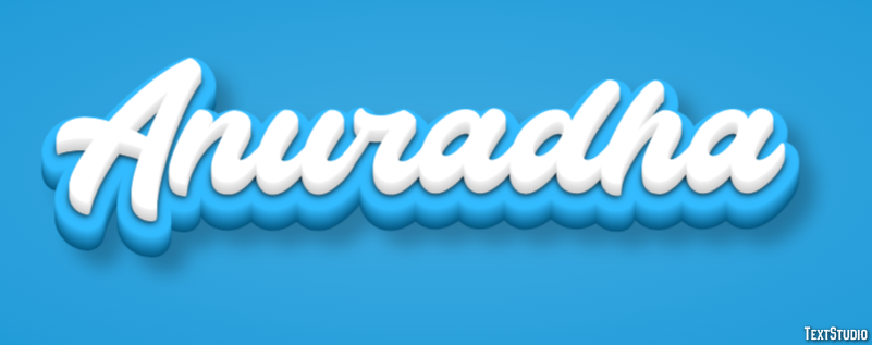 Anuradha Text Effect